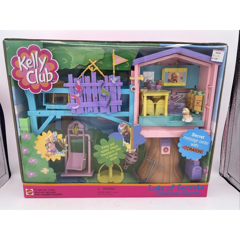 2002 KELLY‎ CLUB LOTS OF SECRETS CLUBHOUSE PLAYSET - 88923 - ORI BOX UNOPENED